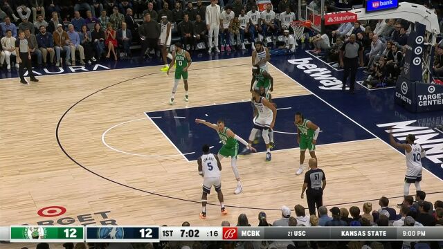 根本不把你放在眼里！布朗抢断上篮+干拔三分自信猛增