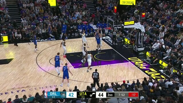 点燃主场火热氛围！邓恩妙传阿巴吉一飞冲天单手劈扣