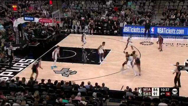 热火vs马刺第四节中文解说回放