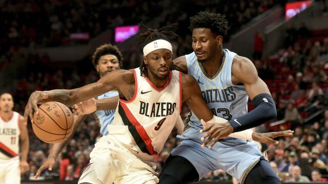 格兰特vs灰熊集锦 空砍27分难阻输球颓势