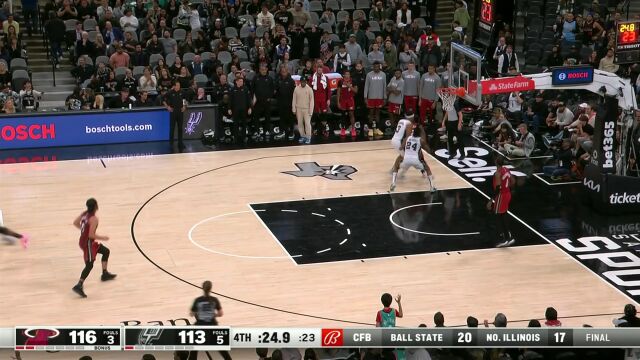 艺高人胆大！约翰逊突施冷箭超远三分为马刺续命