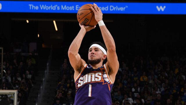 布克vs勇士集锦 32+8+6完美表现拿下开门红