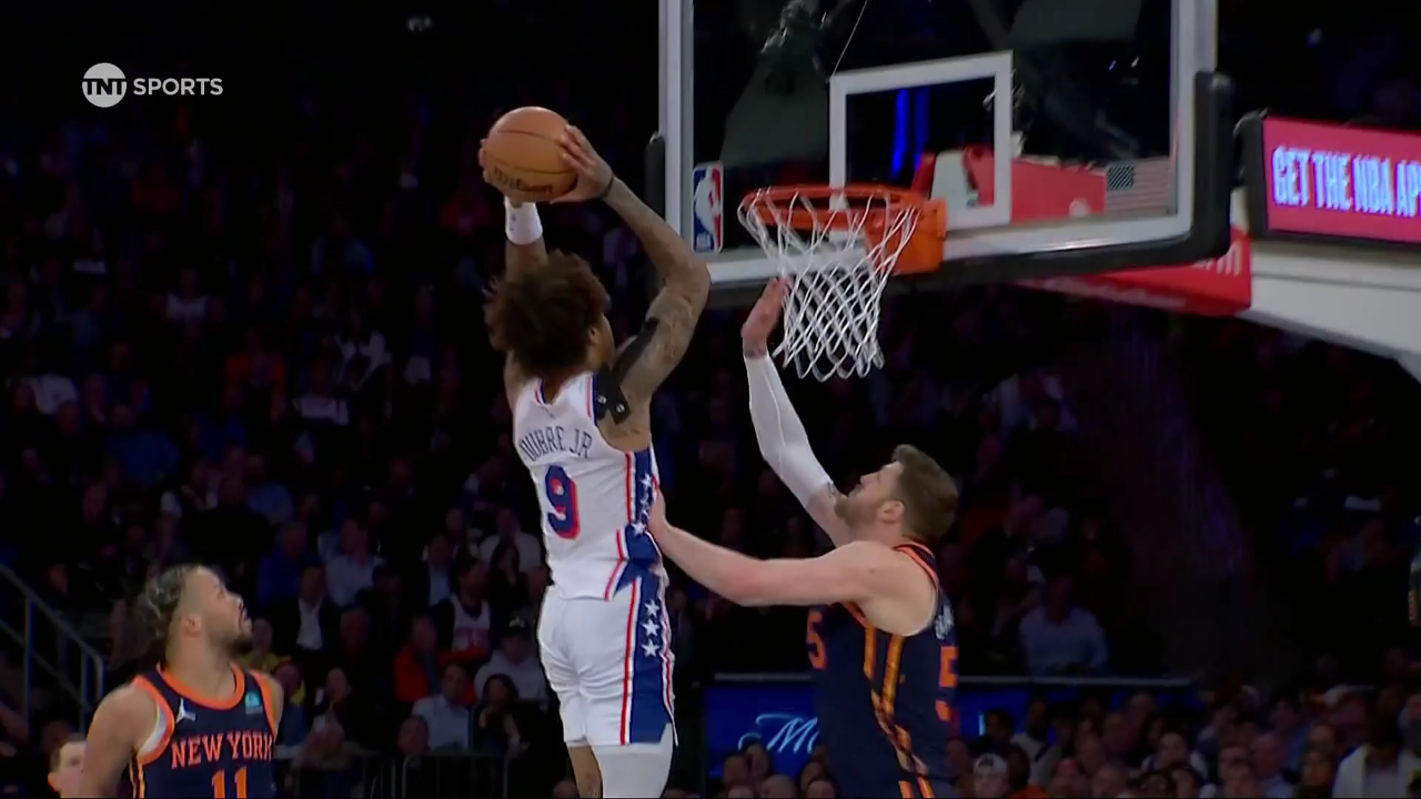 乌布雷顺步突破一飞冲天送哈滕无情隔扣