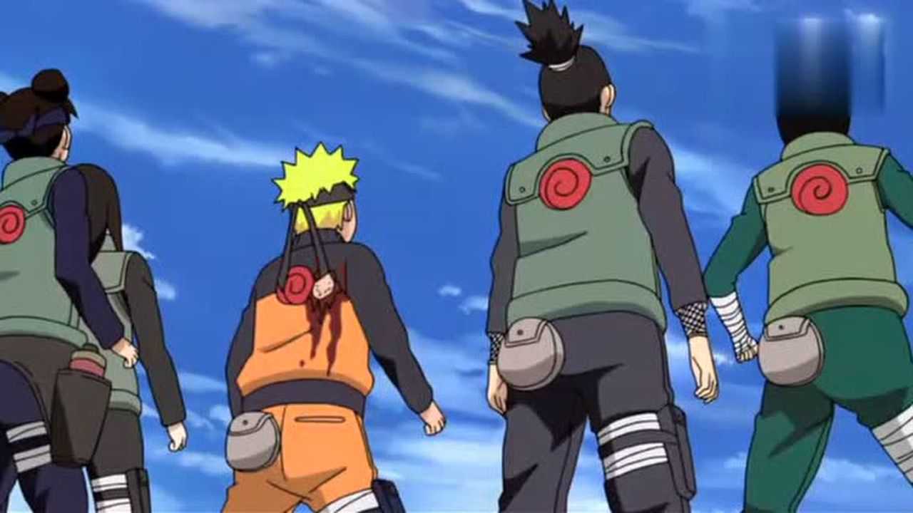 佩恩天道地爆天星封印木叶忍者村四代水门发动四赤阳阵