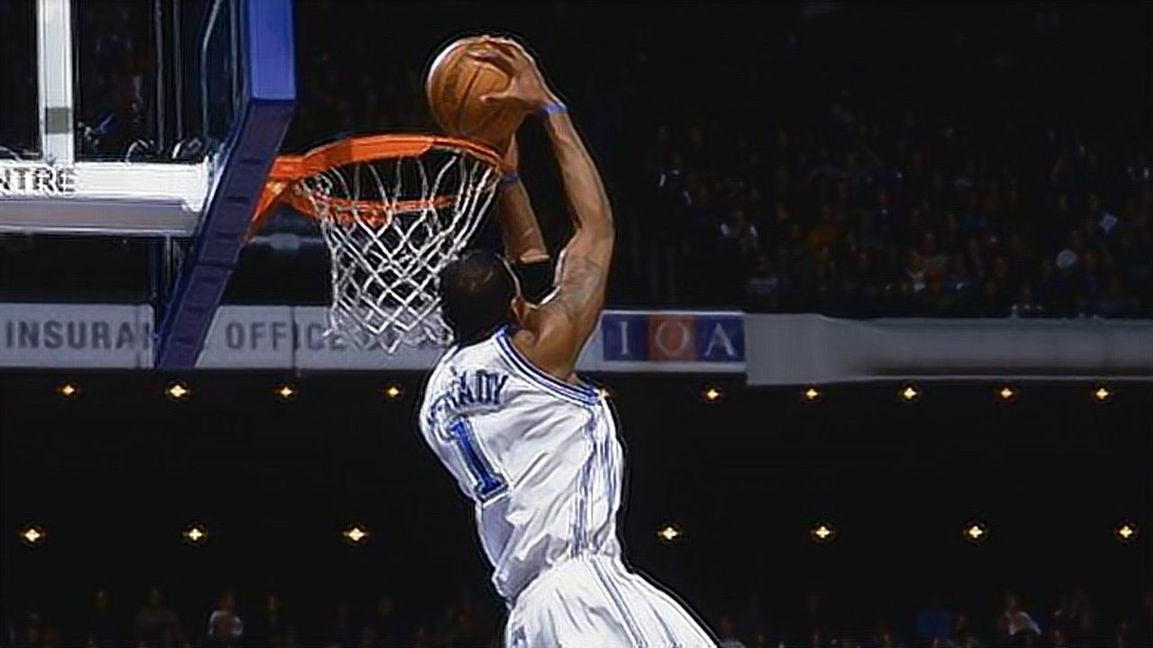 麦迪当年的扣篮他的表哥卡特看了都自叹不如