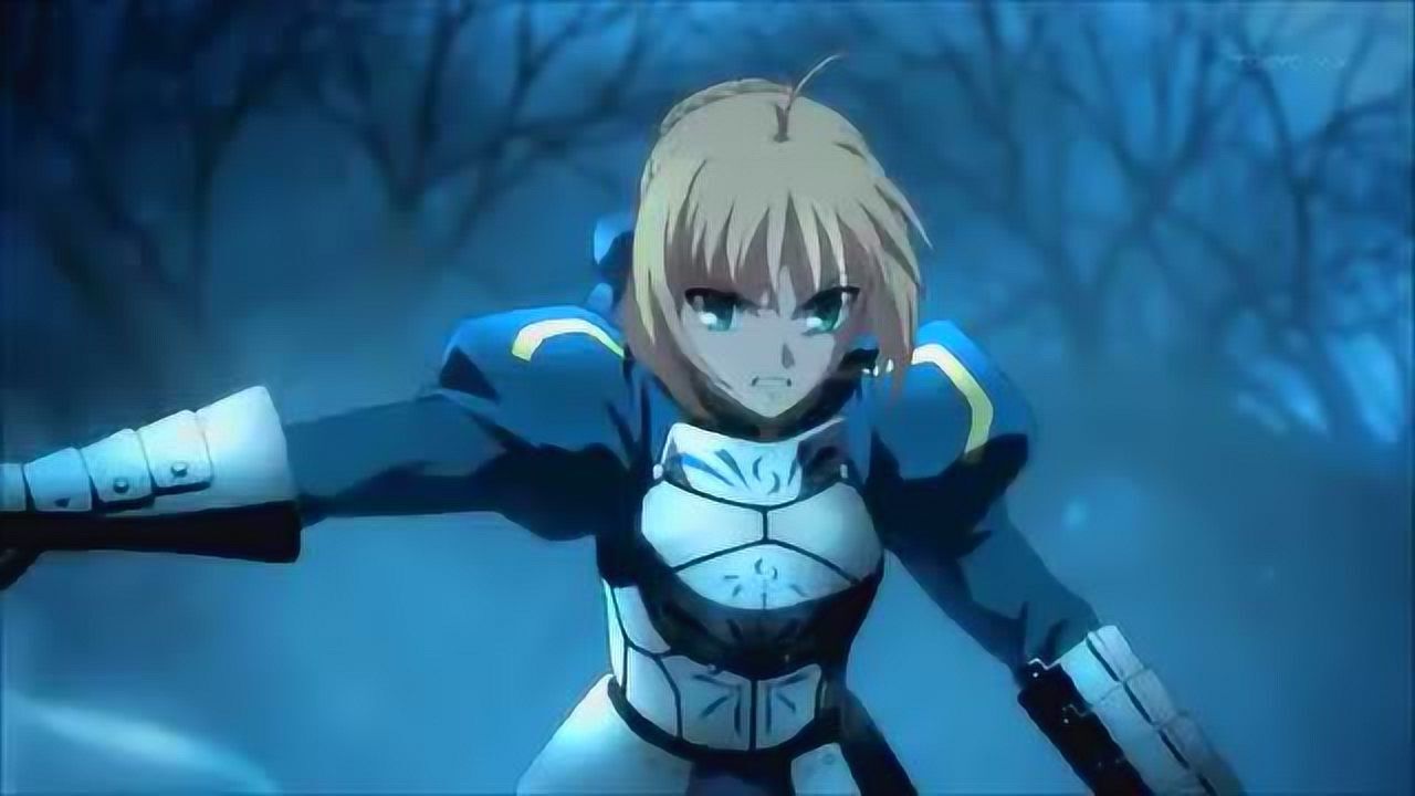 吾等心之所向动漫唯美风01:46fate吾王cos,每一套saber都让我惊艳二