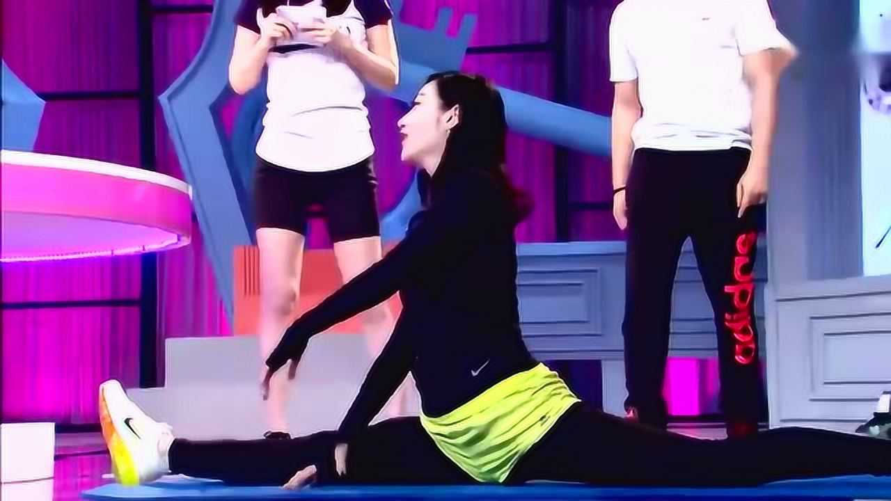 许多明星一字马独景甜的一字马太有功夫了