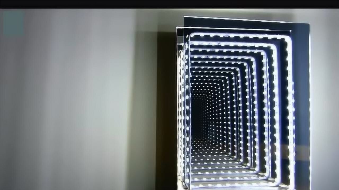能透光还能反射，神奇的无限镜子，带给人酷炫错觉_高清1080P在线观看平台_腾讯视频