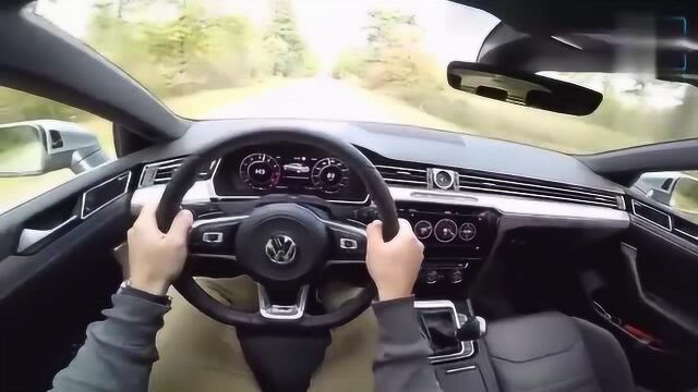 最新款的大众cc,2.0t的动力弹射起步绝对霸气!