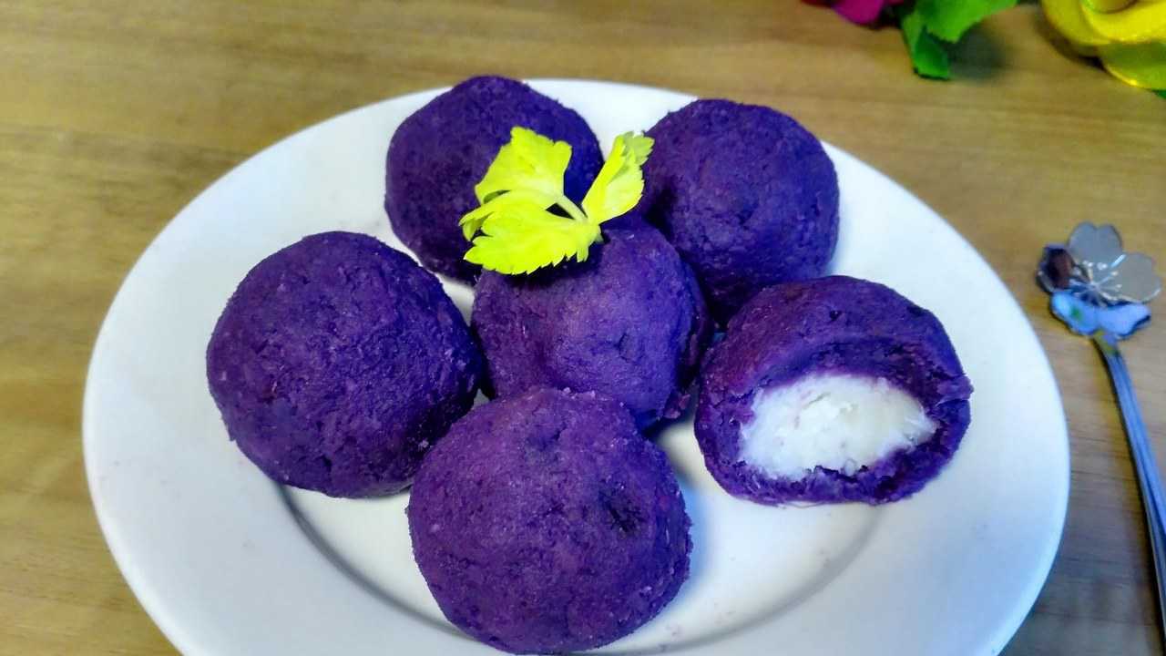 营养美味还高颜值的山药紫薯泥学会了可以天天做给家人吃