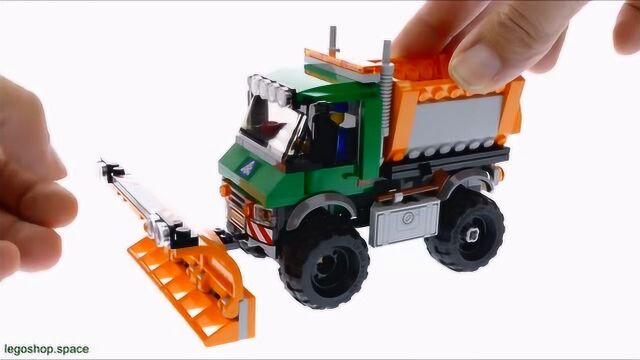 lego 乐高积木城市系列60083 铲雪车快速搭建