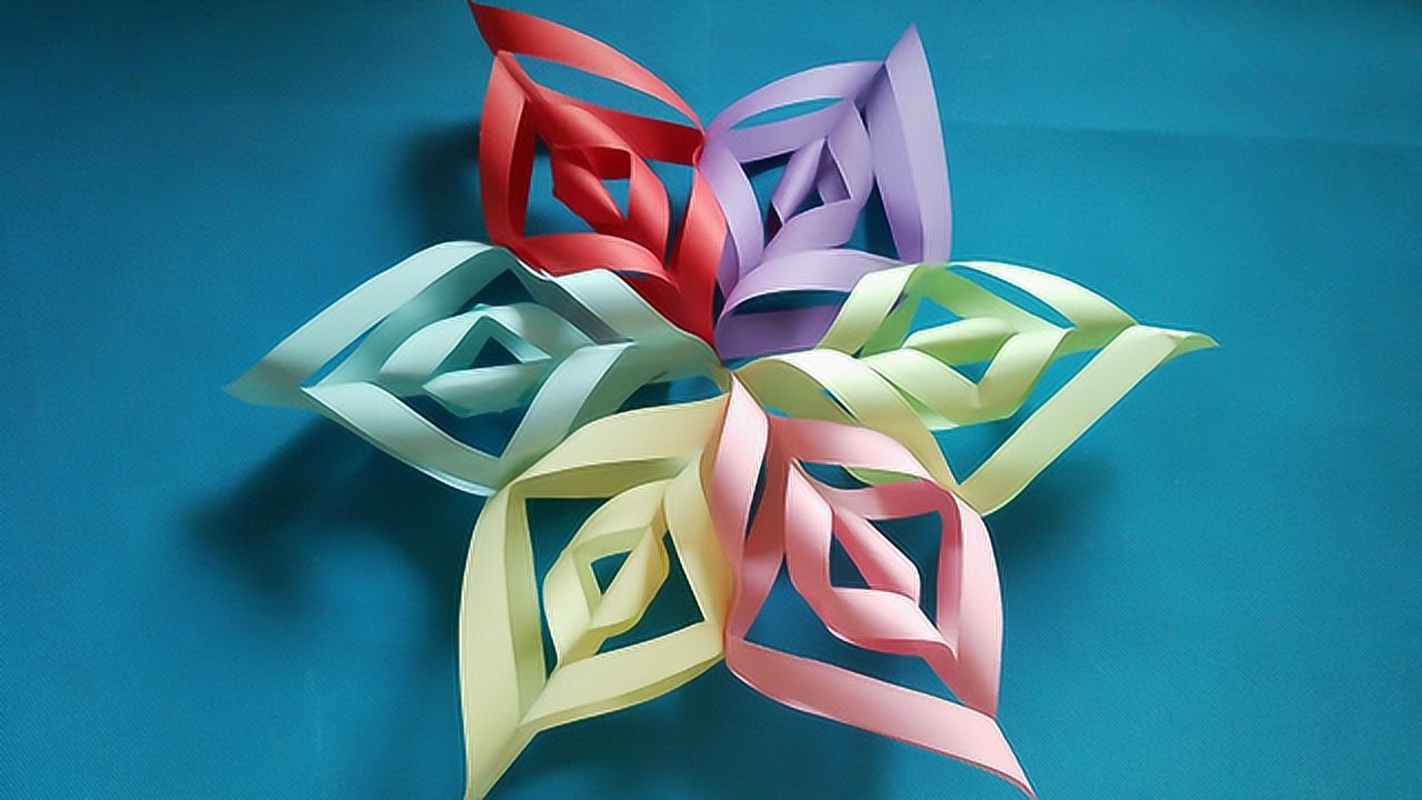 折纸王子3d立体纸雪花制作教程讲解详细简单又漂亮