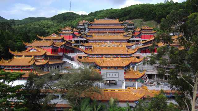 航拍大嶺山觀音寺