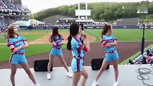 啦啦队舞蹈视频 裴涩琪复古舞，美女拉拉队版