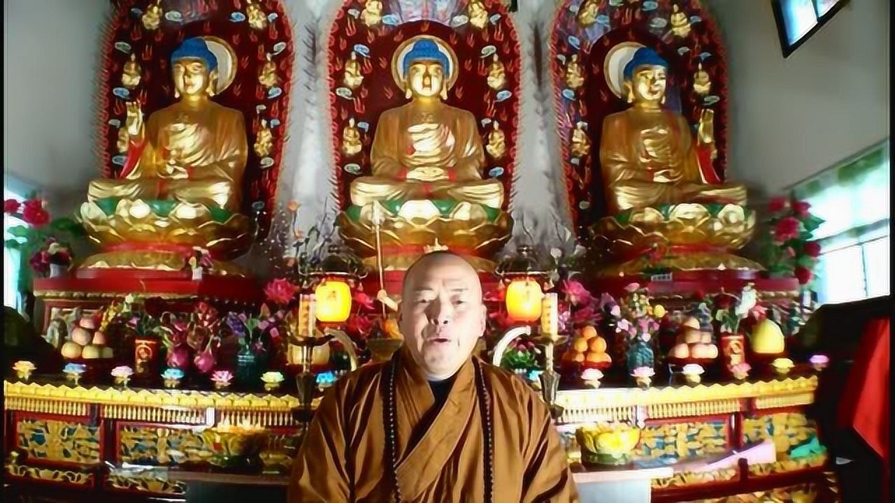 九华山青山寺常明师父恭祝新春快乐