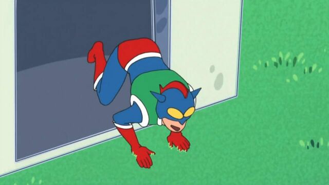 小白变成了动感超人