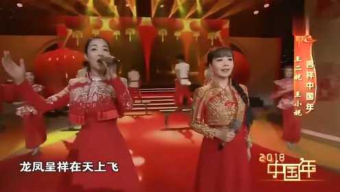 王二妮、王小妮姐妹俩合唱新年歌曲，太美了！