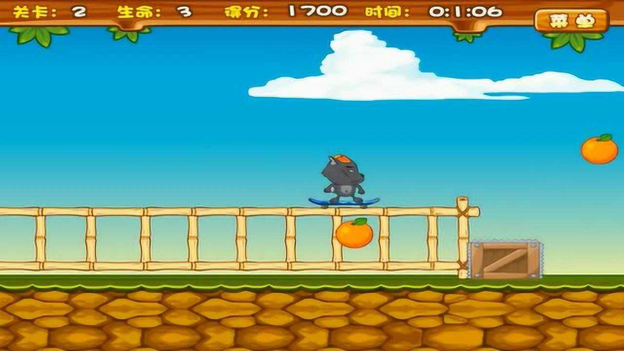 小怪物玩游戏-喜羊羊与灰太狼 灰太狼滑板大挑战 美羊羊大冒险