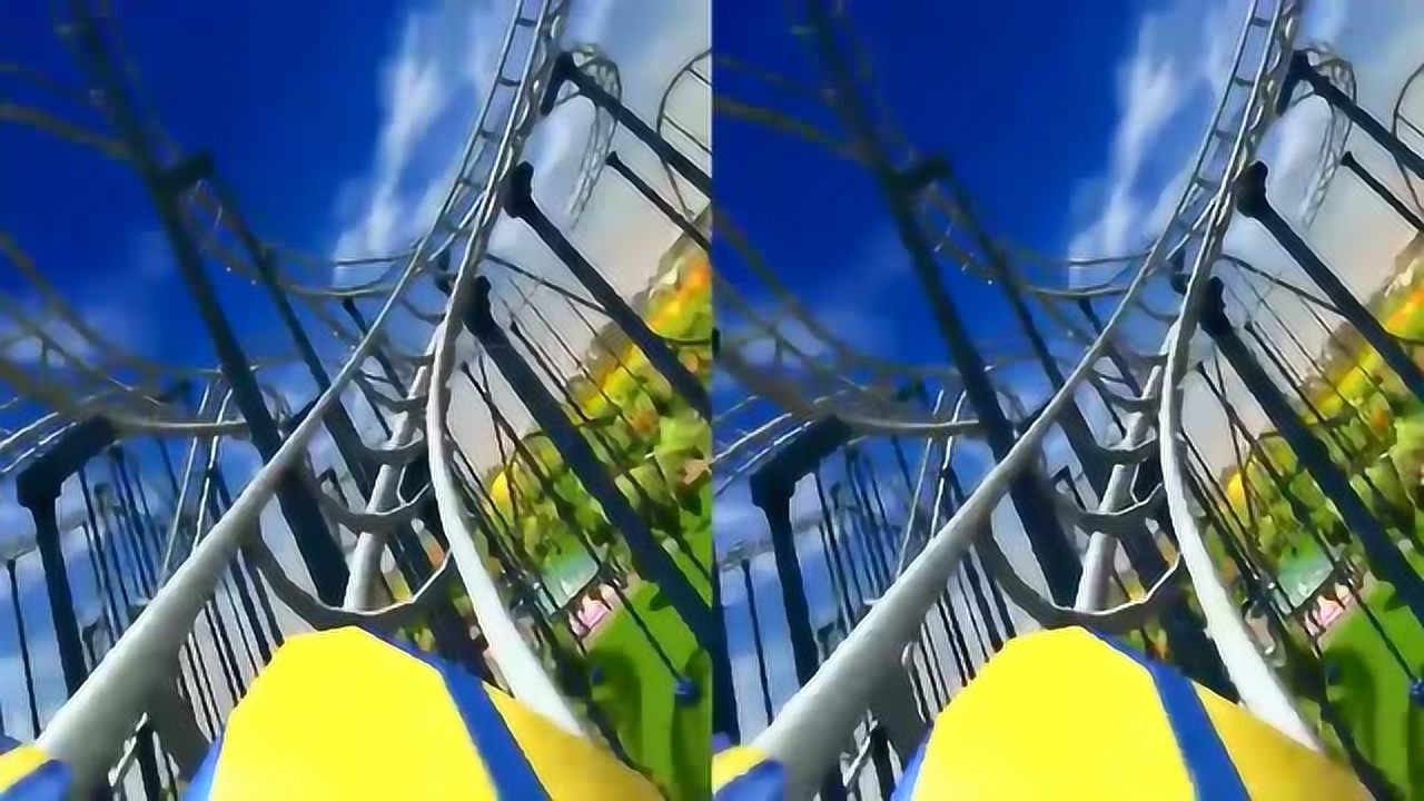 360度全景虚拟实镜vr视频:全世界最高的过山车,看完不敢看第二遍