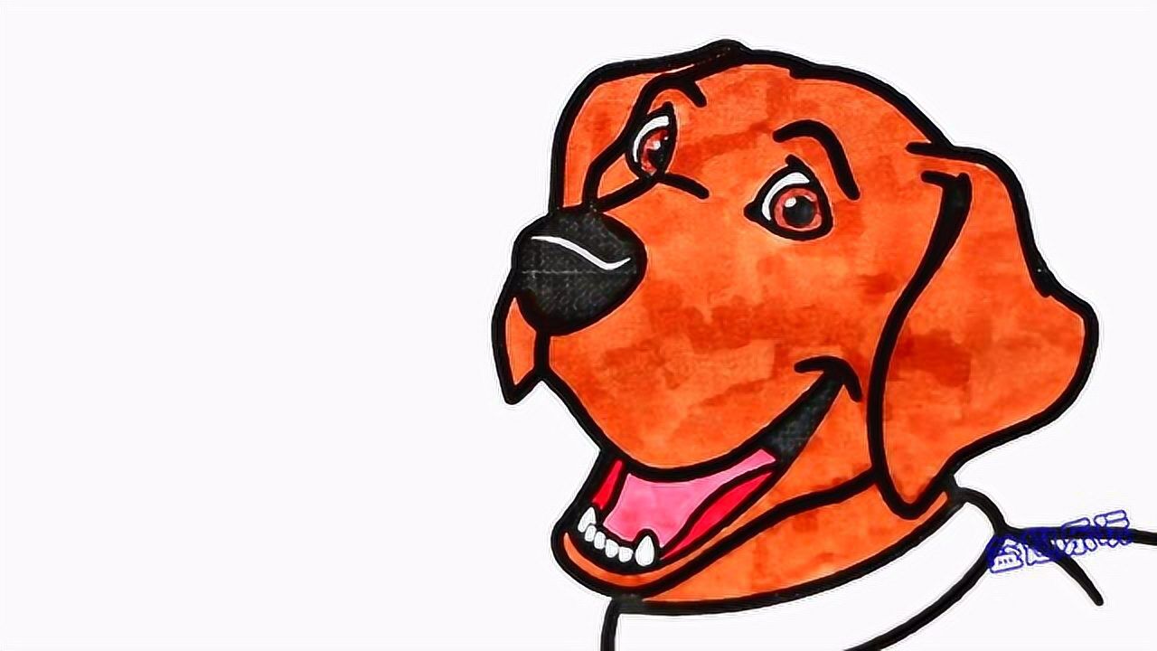 给可爱的狗狗涂颜色 颜色启蒙早教视频