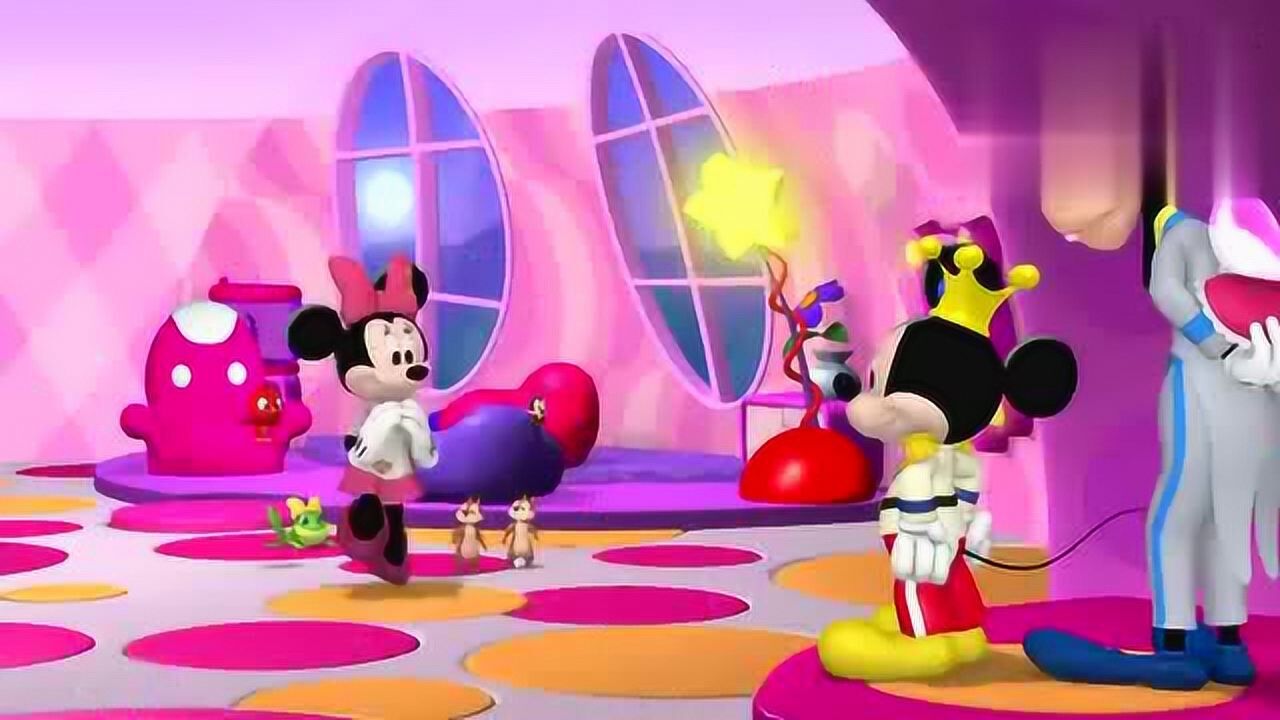 米奇妙妙屋第四季王子带着水晶鞋寻找灰姑娘米妮3不错啊