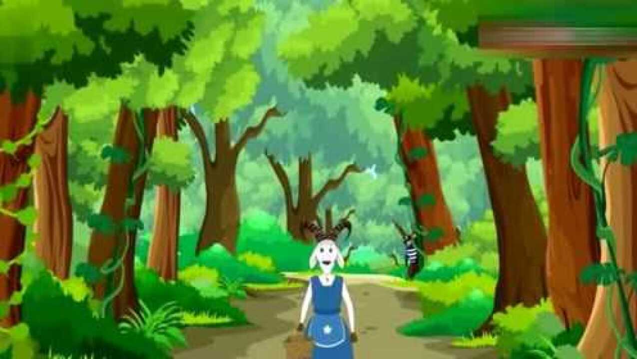 狼和七只小羊的故事睡前故事儿童故事、_高清