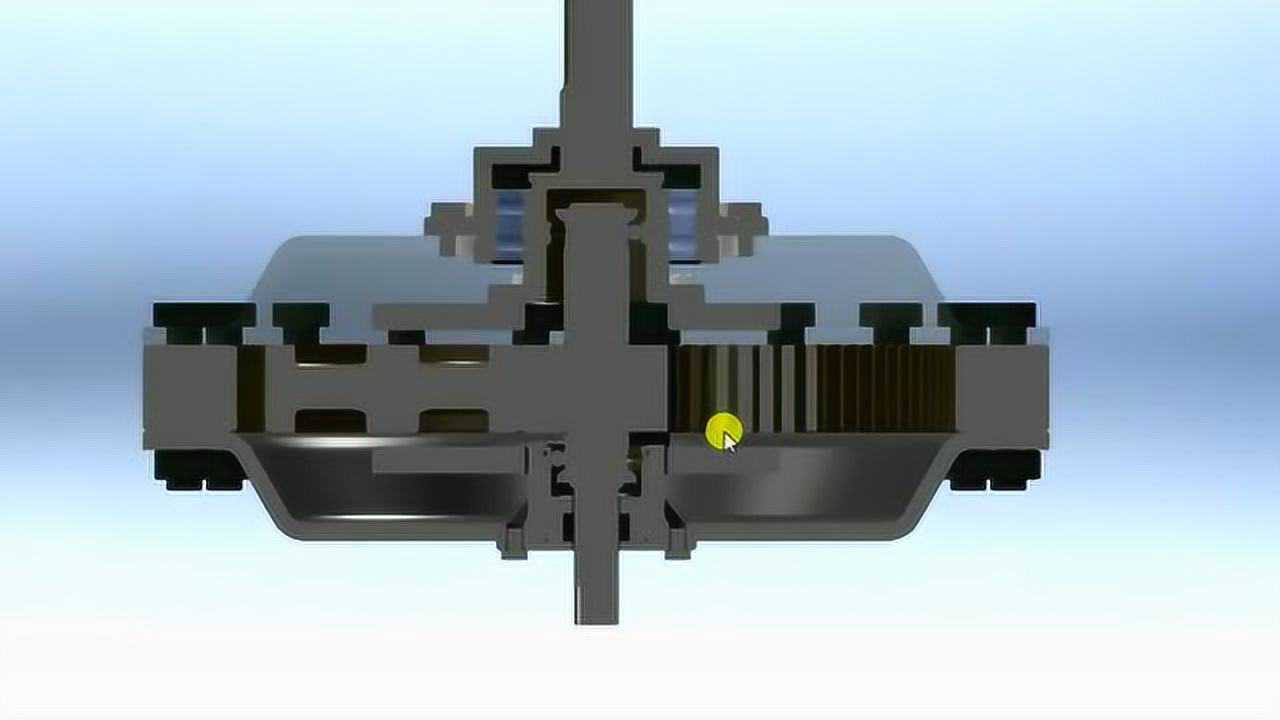 3d动画演示行星齿轮减速器的设计结构