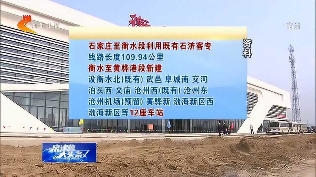 石衡沧港城际铁路最新消息衡水至黄骅港段获批设12座车站