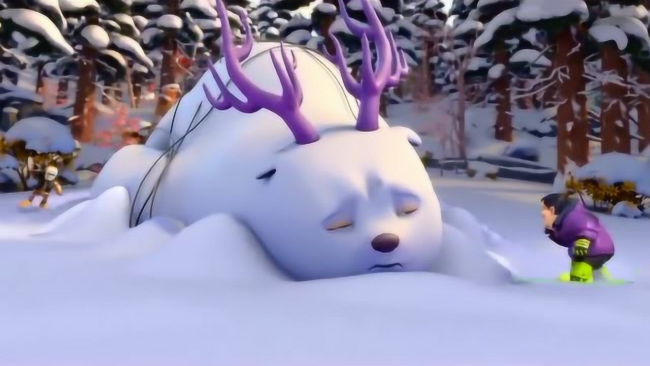 熊出没李老板抓住团子光头强为了工作愿意一起帮忙