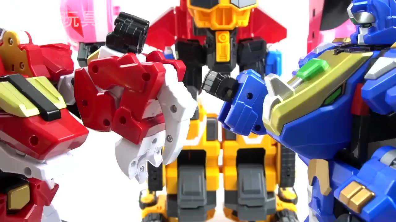 最强战士迷你特工队x玩具收藏第2季变身合体x变形玩具