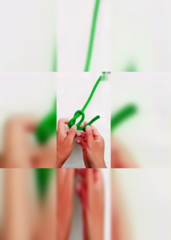 单索花接绳结,适用范围广,结点安全牢靠