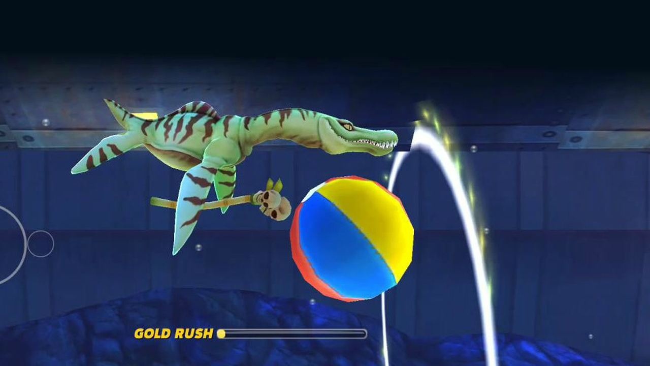 饥饿鲨世界上龙鲨把球踢过火圈会发生什么