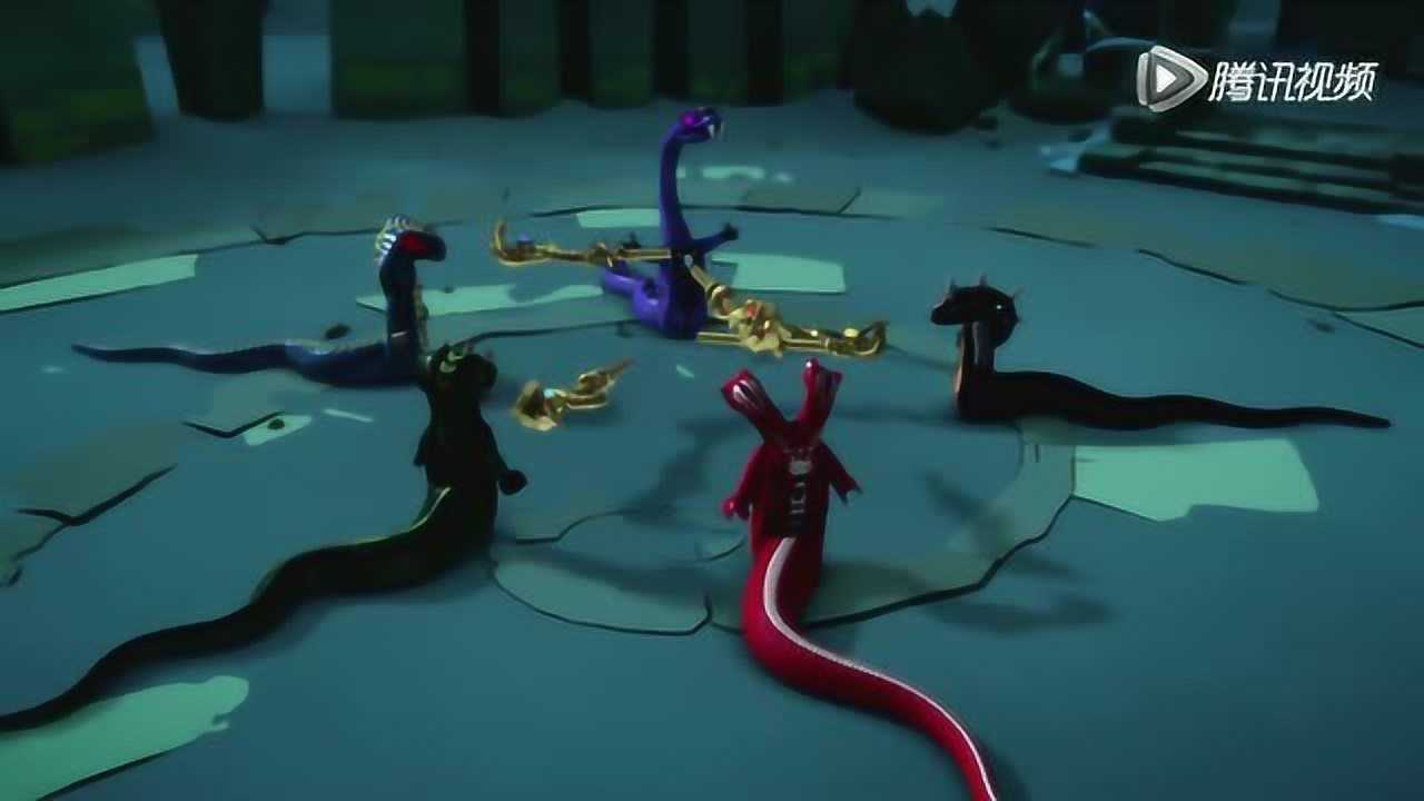 《乐高幻影忍者》派梭居然用神笛来对负蛇怪!这么笨!神也做不到啊!