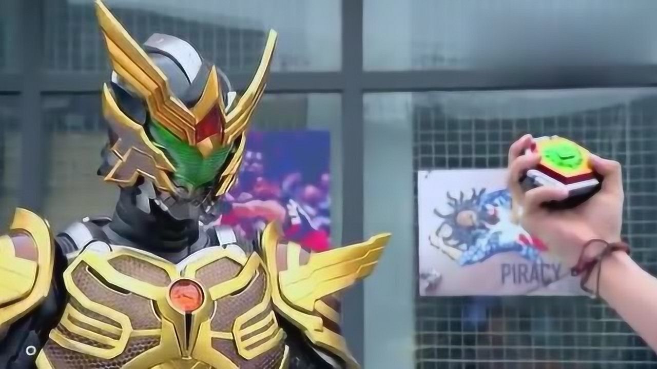 铠甲勇士动画片:卡魄给信一捕将召唤器,可以召唤两铠甲太开心了