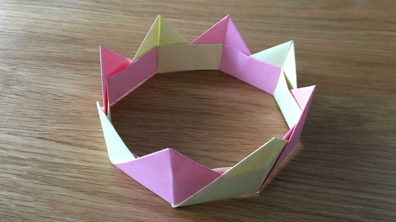 手工折纸皇冠教你快速折一个漂亮的皇冠视频教程