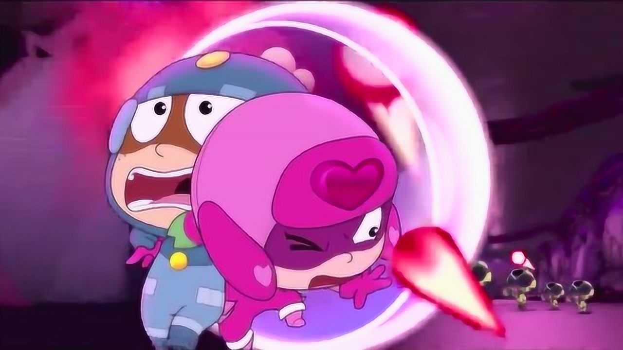 开心超人:粗心超人成功的带甜心超人躲避了追捕