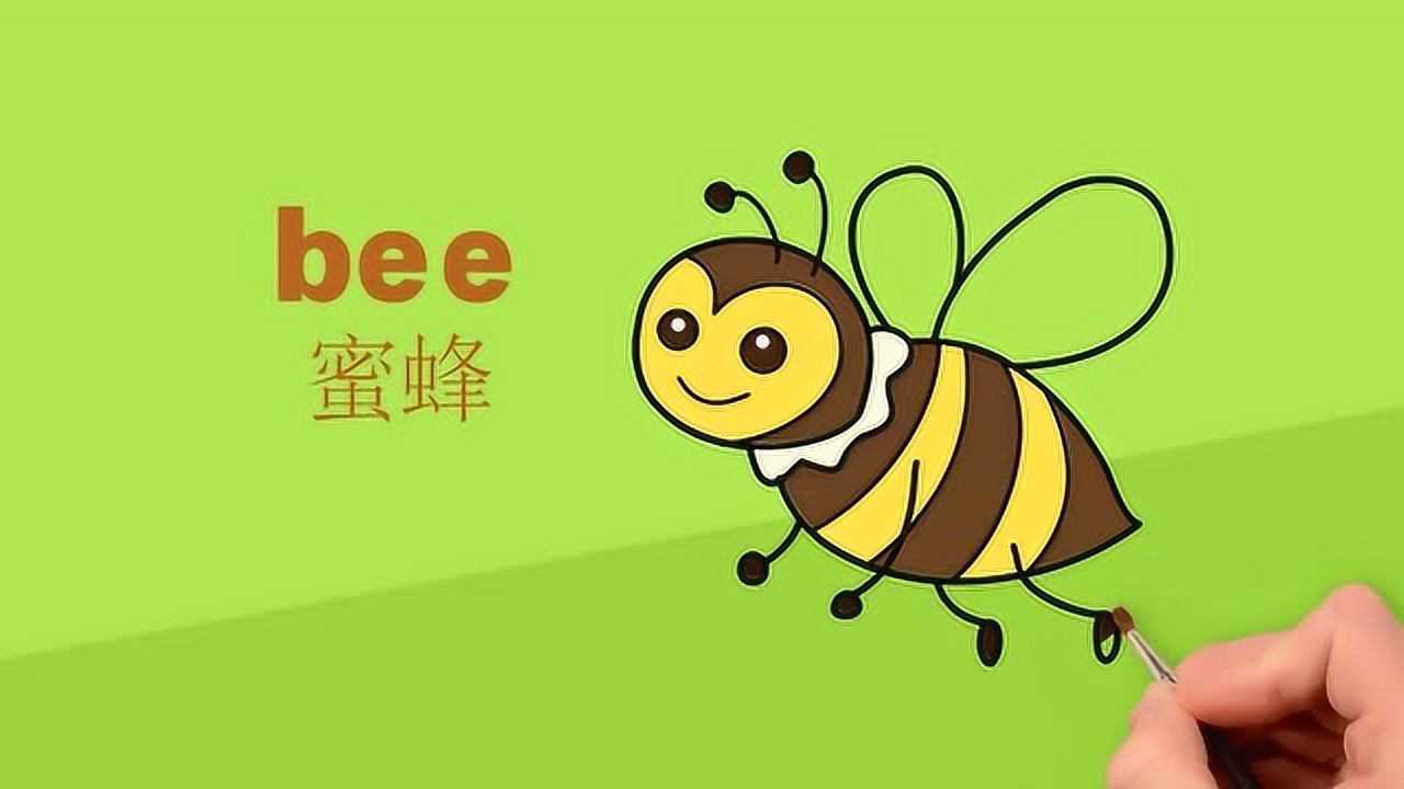 亲子英语春天都会看到可爱的小蜜蜂你知道它的英语怎么写吗