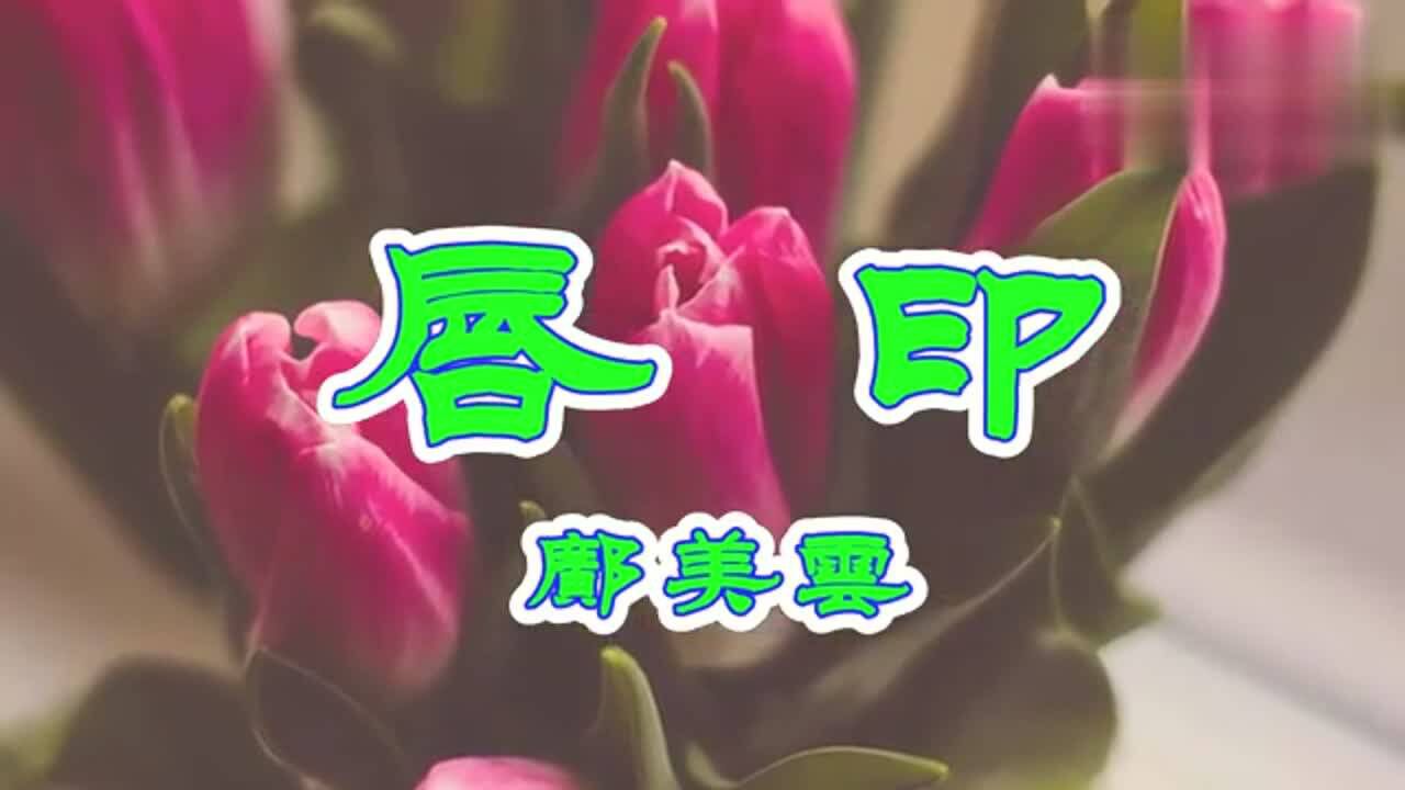 邝美云一首伤感情歌送给朋友们,非常好听