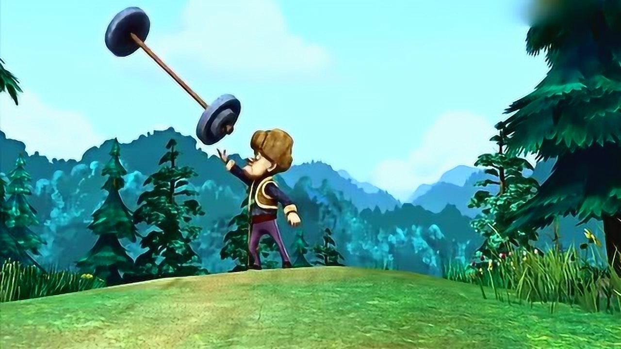 熊出没吃完李老板的超级体力丸光头强变成了大力士了