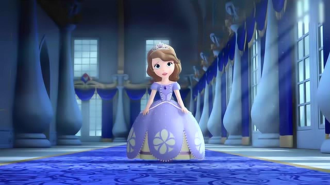 小公主苏菲亚幸运草躺在床上枕头竟然自己动了起来