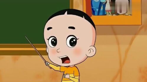 大头儿子上课看漫画书,被老师没收了,还教训大头