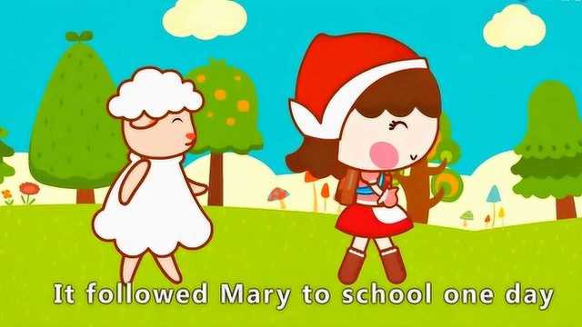 贝瓦英文儿歌:《Mary Had a Little Lamb》玛丽有一只小羊羔