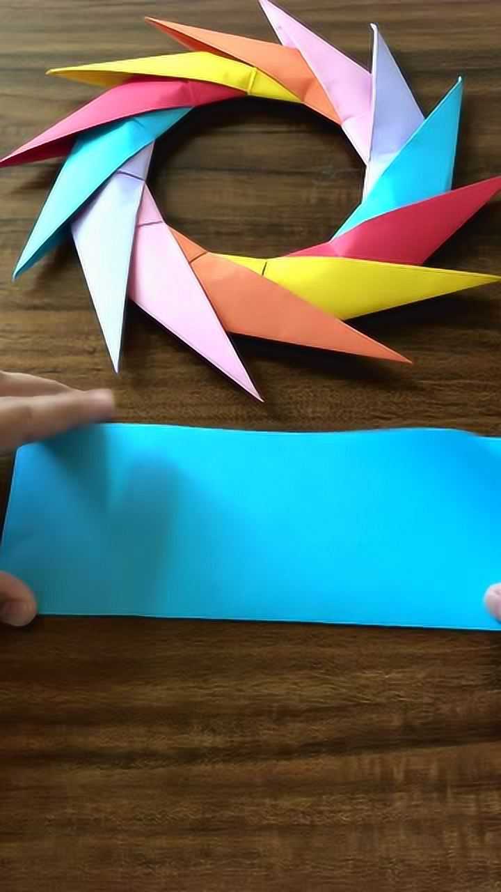 折纸:龙爪变身飞镖,试飞慢动作是这样的.