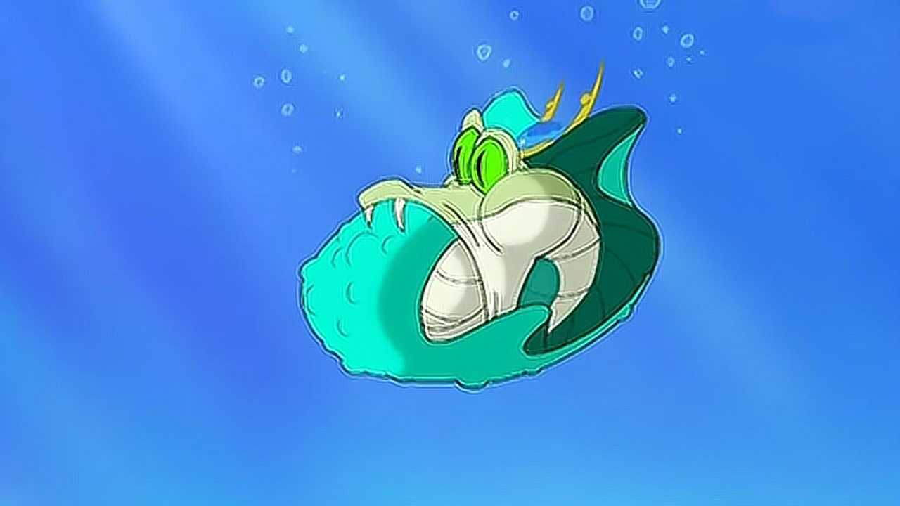 小鲤鱼历险记赖皮蛇想吃双面龟没吃着反而把自己给吃了