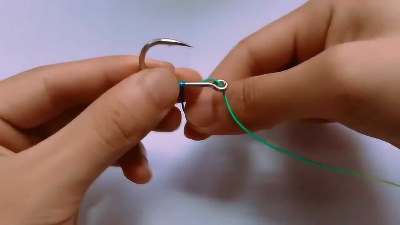 新手入门如何手绑鱼钩