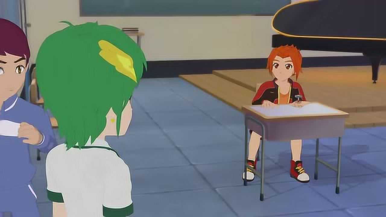 魔幻陀螺何璐的陀螺技术太厉害了同学们都很羡慕