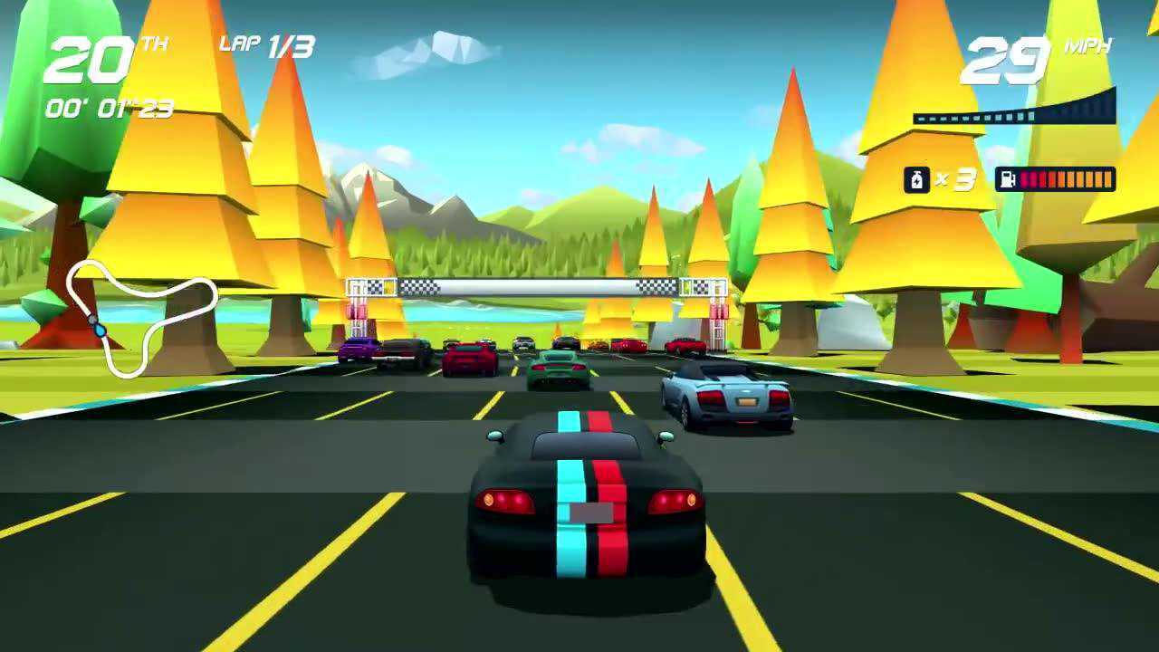 经典街机赛车《追逐地平线turbo》switch试玩_腾讯视频