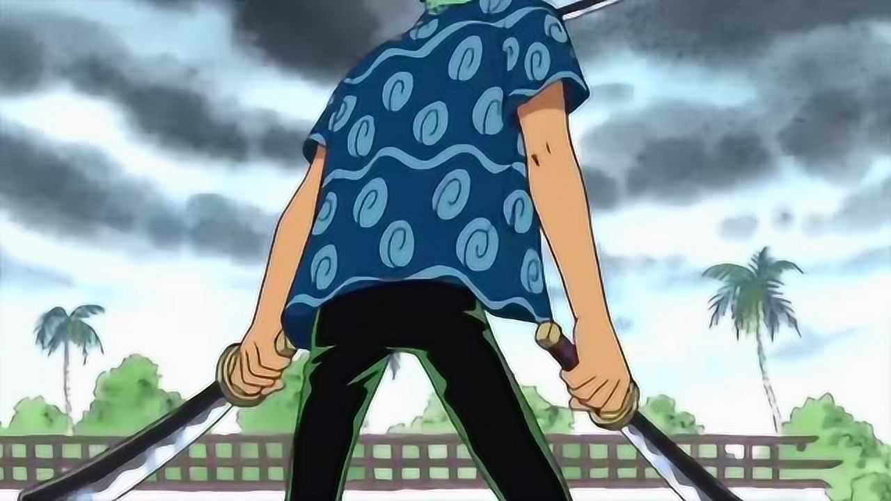 海贼王:三刀流vs六刀流!索隆使出大招龙卷风!目标最强剑豪!