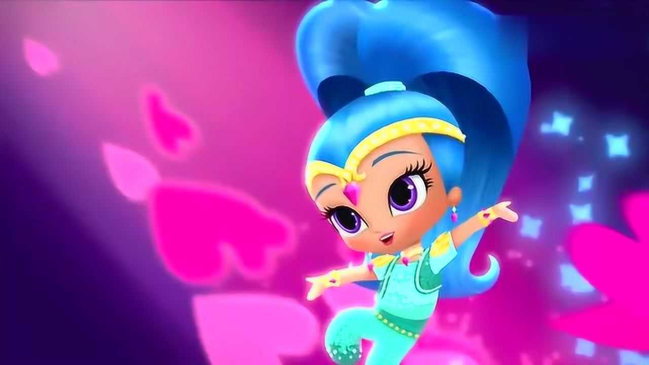 亮亮和晶晶:莉亚接受了精灵,大家一起玩耍