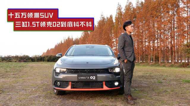 十五万领潮SUV,三缸1.5T领克02到底抖不抖